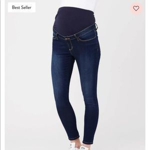 Ripe Ankle Grazer Maternity Jeans (Jegging) Indigo